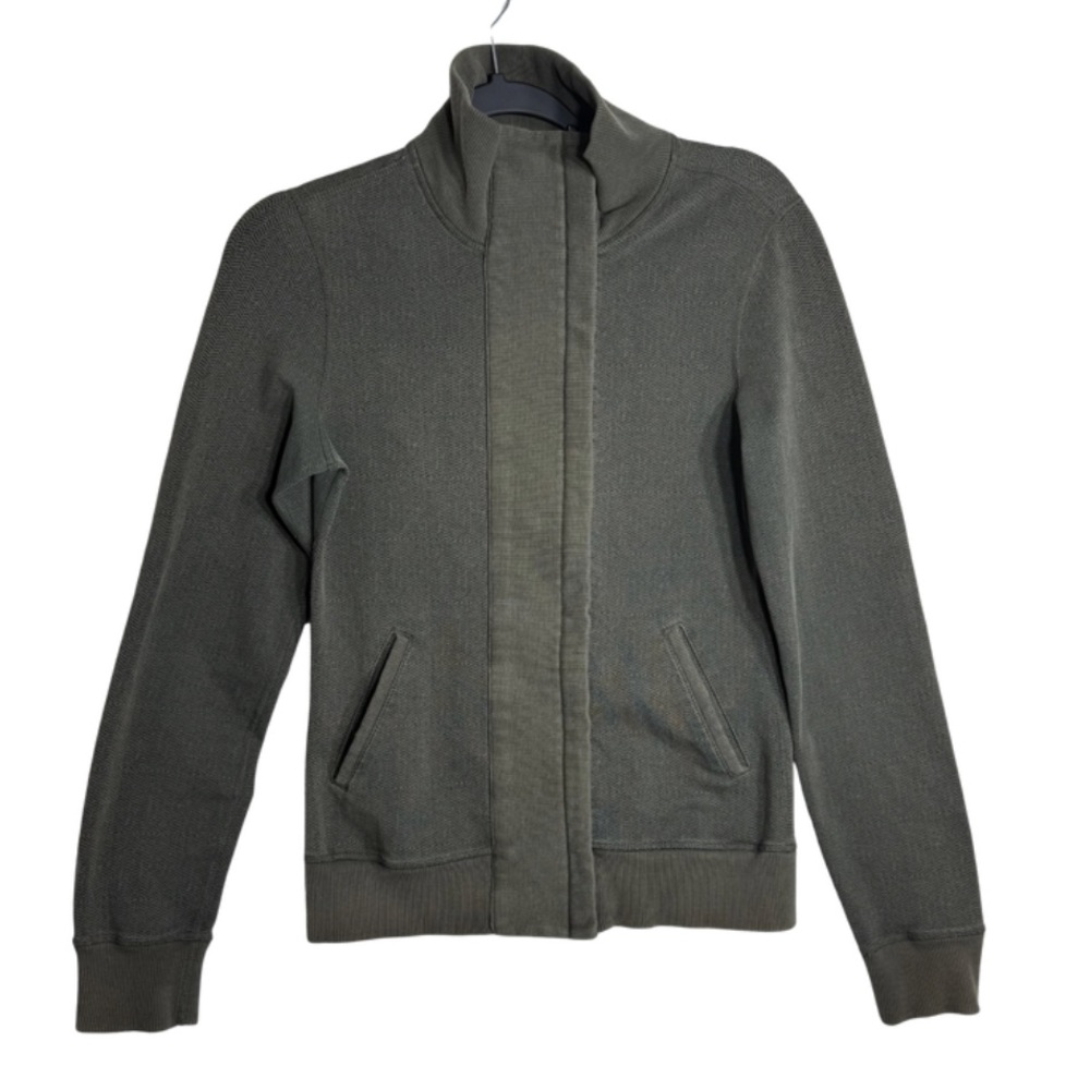 Lululemon Slalom Jacket Army Green Herringbone Size S – Rare